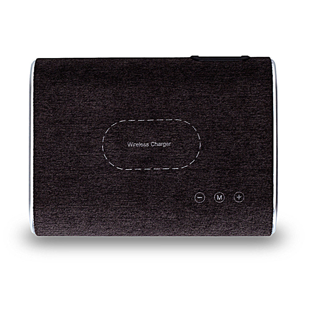 JMT-075850 Wireless Charging Bluetooth Speaker with Dual Stereo Sound and Over-voltage Protection