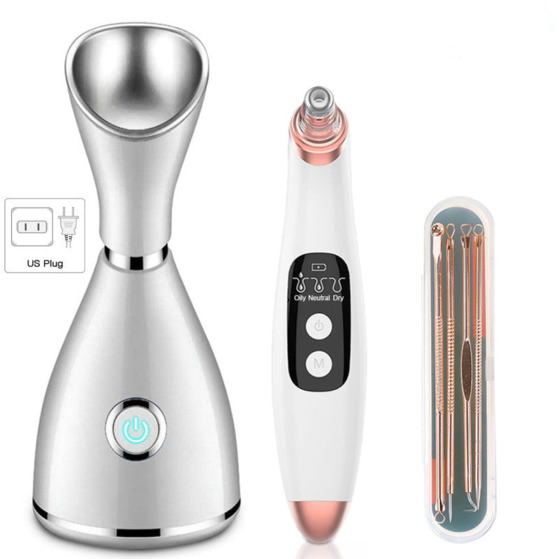 JMT-075978 Pearl White Facial Steamer for Deep Cleansing and Humidification