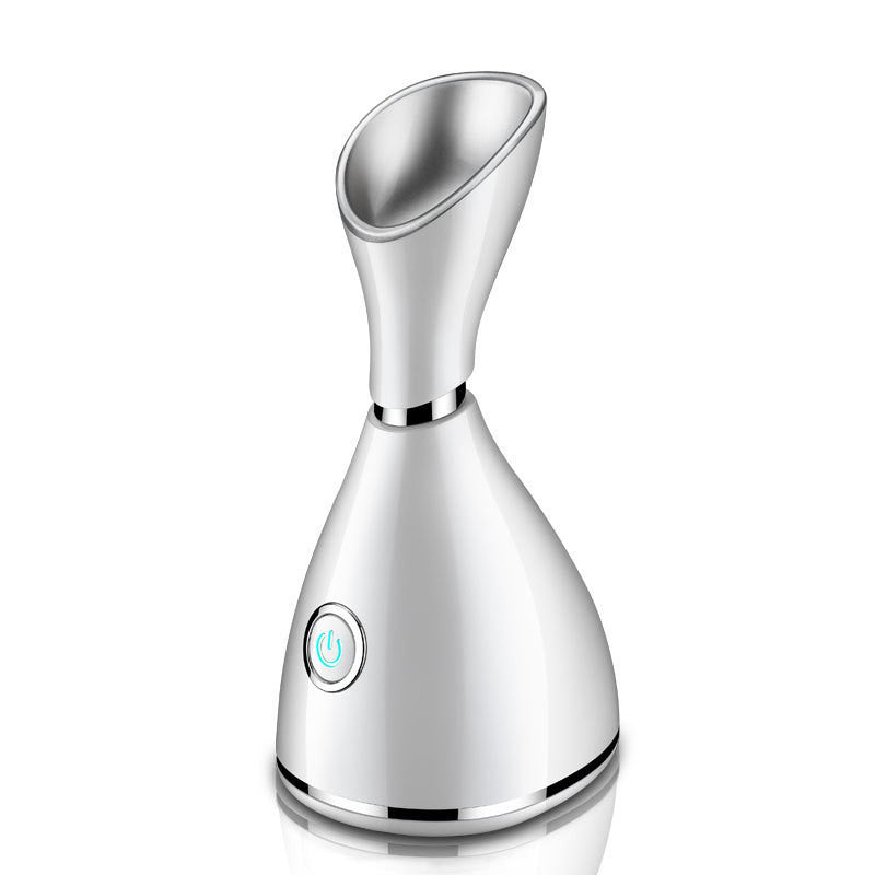 JMT-075978 Pearl White Facial Steamer for Deep Cleansing and Humidification