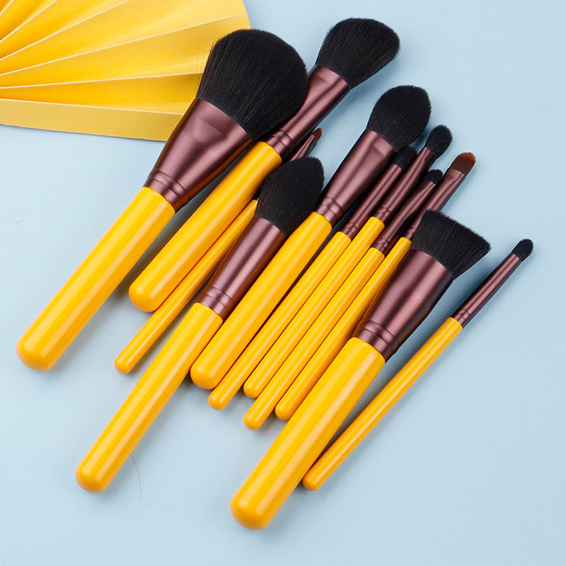 JMT-076106 Long Handled Makeup Brush with Man-Made Fiber Bristles