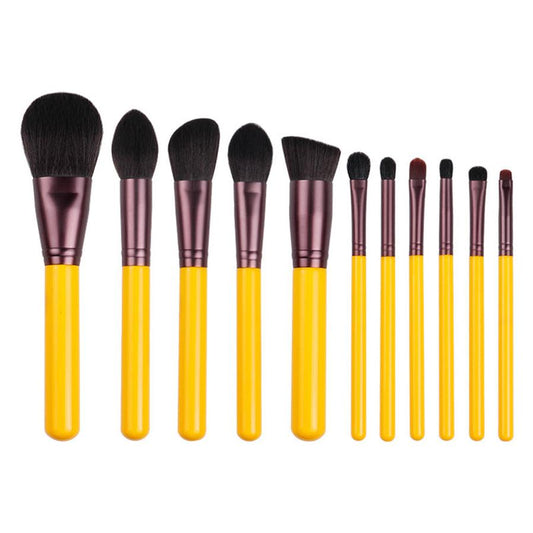 JMT-076106 Long Handled Makeup Brush with Man-Made Fiber Bristles