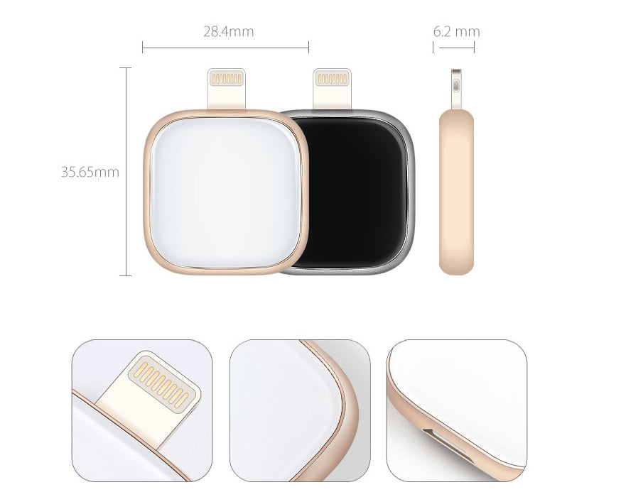 JMT-076170 Dual-Use USB Flash Drive for iPhone, iPad, and iPod with Fingerprint Encryption and Data Management Features
