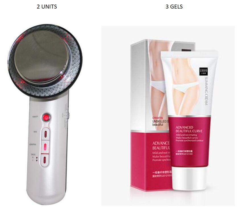 JMT-076234 Three-in-One Body Shaping Slimming Instrument with Cream, Infrared, Ultrasonic, and Color Light Features
