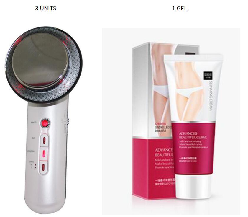 JMT-076234 Three-in-One Body Shaping Slimming Instrument with Cream, Infrared, Ultrasonic, and Color Light Features