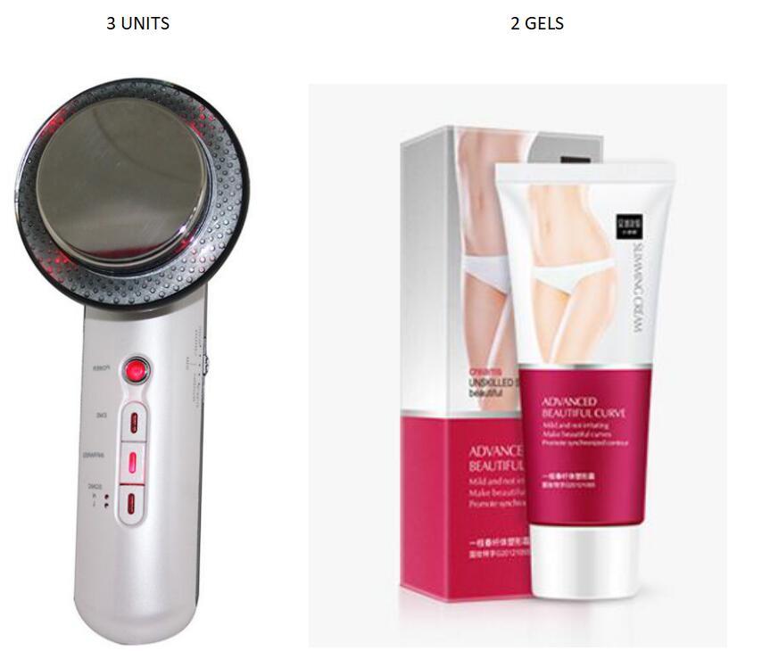 JMT-076234 Three-in-One Body Shaping Slimming Instrument with Cream, Infrared, Ultrasonic, and Color Light Features