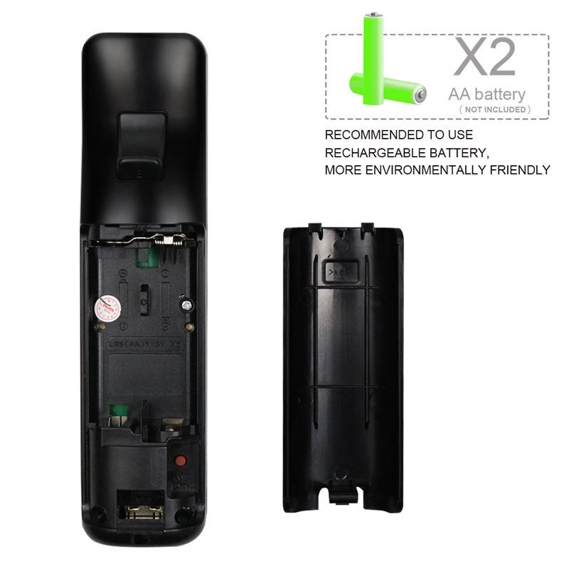 JMT-076298 Wii Wireless Gamepad - Ergonomic Design, No Built-in Accelerator, Compatible with Wii Console