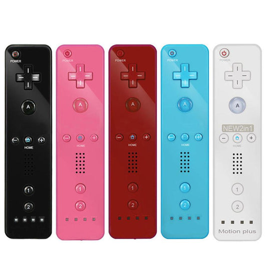 JMT-076298 Wii Wireless Gamepad - Ergonomic Design, No Built-in Accelerator, Compatible with Wii Console