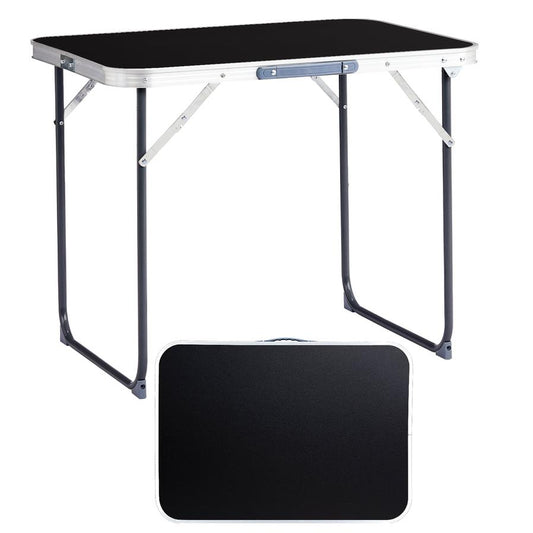 JMT-076874 2.3ft Lightweight Outdoor Folding Table with Aluminum Alloy Top, 50kg Capacity