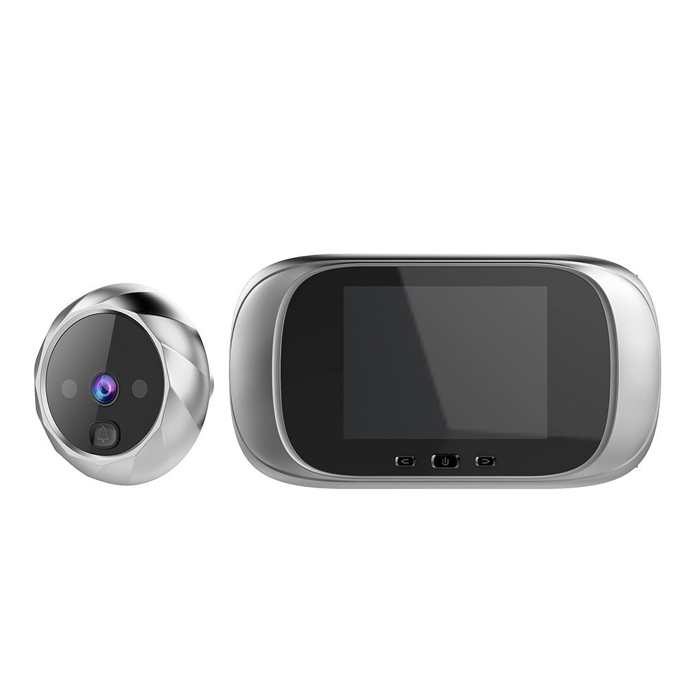 JMT-077002 Intelligent Visual Cat Eye Door Mirror with Infrared Night Vision and Photo Function, 2.8-Inch LCD Display