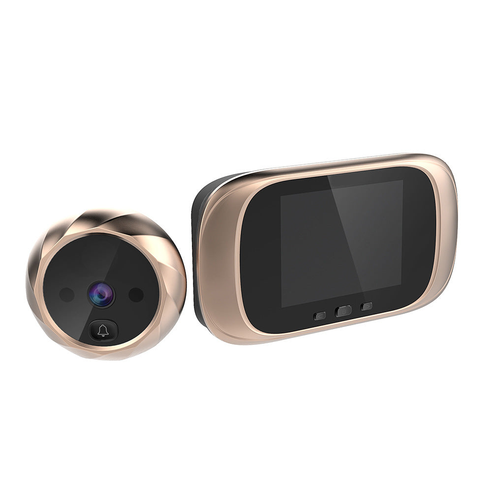 JMT-077002 Intelligent Visual Cat Eye Door Mirror with Infrared Night Vision and Photo Function, 2.8-Inch LCD Display