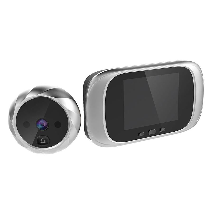 JMT-077002 Intelligent Visual Cat Eye Door Mirror with Infrared Night Vision and Photo Function, 2.8-Inch LCD Display