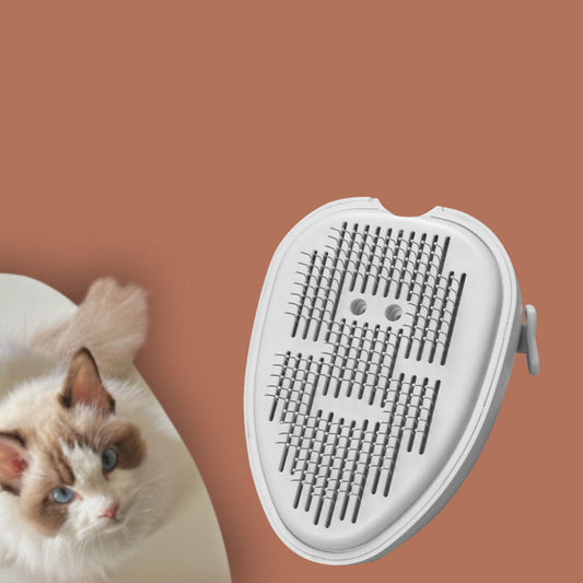JMT-077066 Rechargeable Multi-Functional Steam Brush for Cats and Dogs with Self-Cleaning and Mist Features