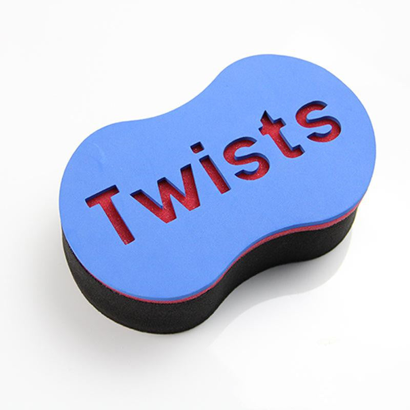 JMT-077130 Curly Hair Twist Sponge - 14.5 x 9.5 x 5.5 cm, Made of Soft Sponge Material