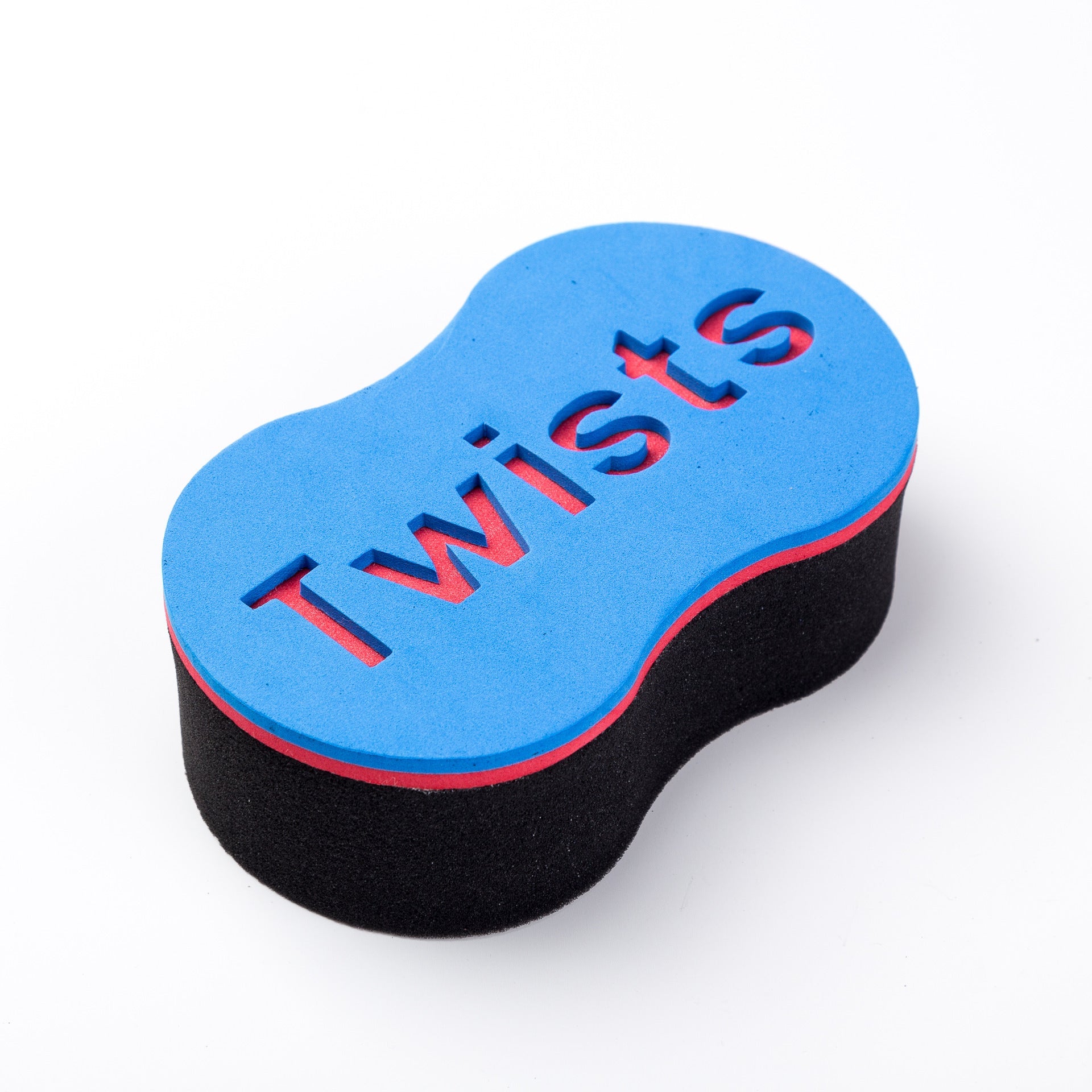 JMT-077130 Curly Hair Twist Sponge - 14.5 x 9.5 x 5.5 cm, Made of Soft Sponge Material