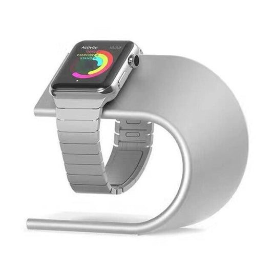 JMT-077322 Aluminum Alloy U-Shaped Charging Stand for Apple Watch - Compact & Stylish Design