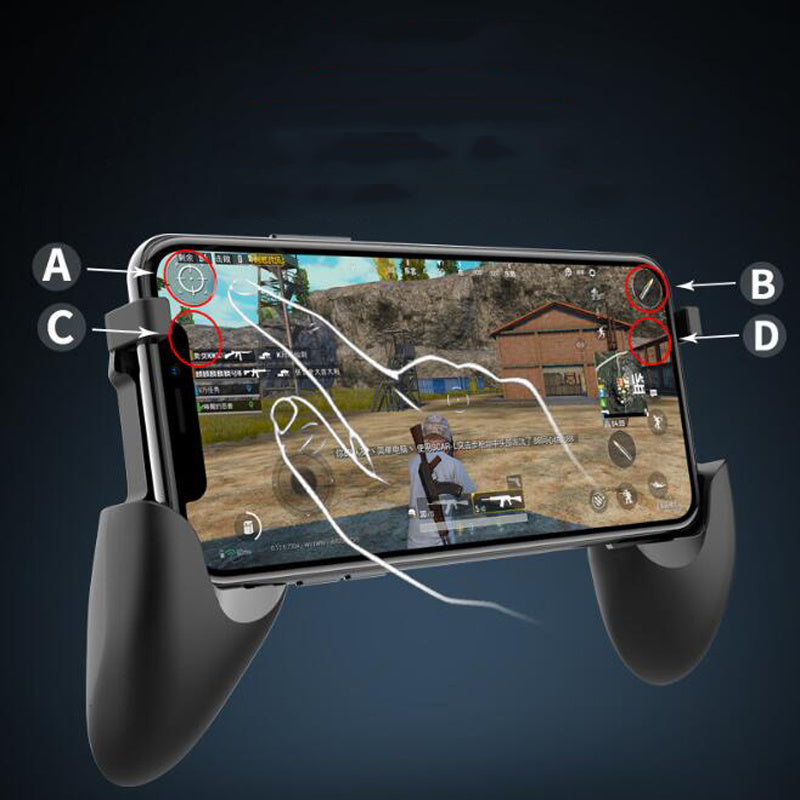 JMT-077450 Metal Button Gamepad for iOS - Bluetooth Compatible - Model S7 - ABS + Zinc Alloy - Entry to Hardcore Level Gaming Accessory