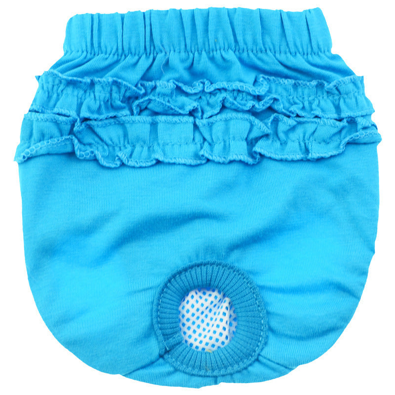 JMT-077898 Pet Dog Female Belly Band Diapers for Menstruation – Soft Lace Sanitary Pants in Multiple Colors