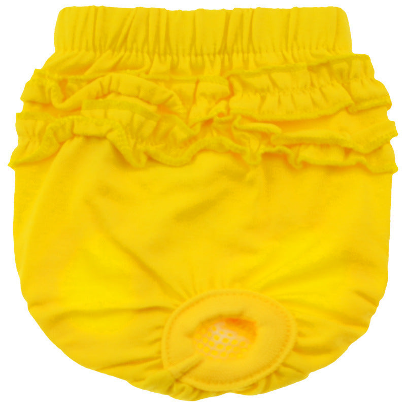 JMT-077898 Pet Dog Female Belly Band Diapers for Menstruation – Soft Lace Sanitary Pants in Multiple Colors