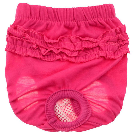 JMT-077898 Pet Dog Female Belly Band Diapers for Menstruation – Soft Lace Sanitary Pants in Multiple Colors