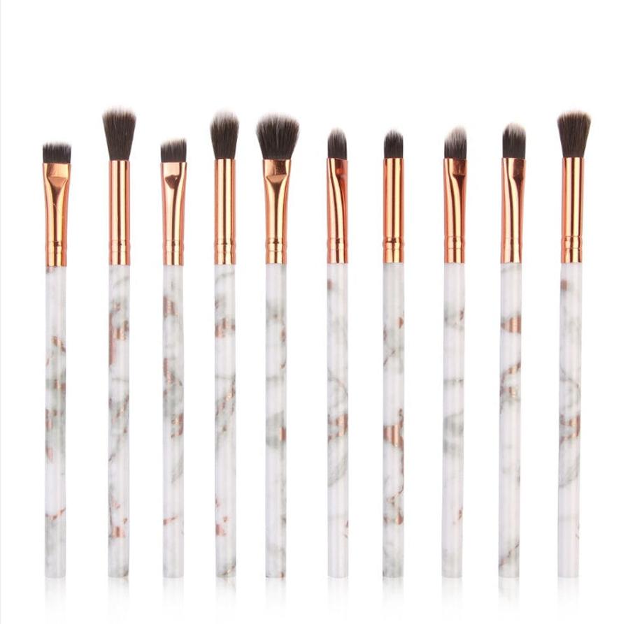 JMT-078410 10-Piece Multifunctional Makeup Brush Set with Concealer and Eyeshadow Brushes, Mini Makeup Tools
