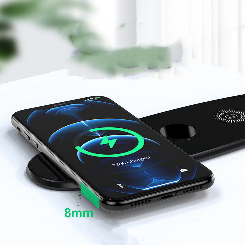 JMT-078474 Three-in-One Wireless Charger for Phones, Watches, and Headsets - Model KL-O152