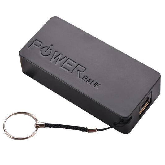 JMT-079306 5600mAh DIY Power Bank Battery Charger Case for 18650 Cells - Portable USB Charging Solution