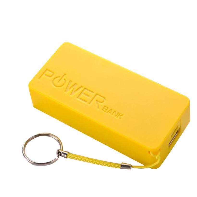 JMT-079306 5600mAh DIY Power Bank Battery Charger Case for 18650 Cells - Portable USB Charging Solution