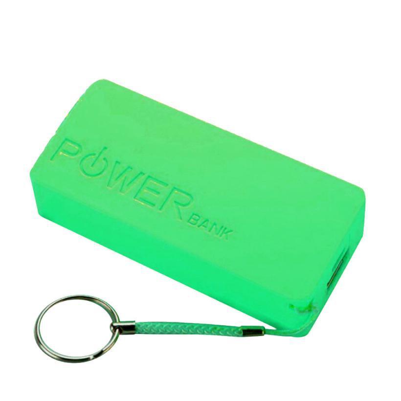 JMT-079306 5600mAh DIY Power Bank Battery Charger Case for 18650 Cells - Portable USB Charging Solution