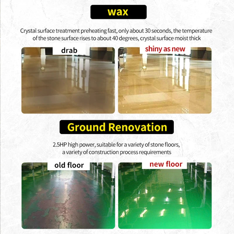 JMT-079754 18 Inch 3 HP Industrial Floor Cleaning Machine for Concrete and Terrazzo Surfaces