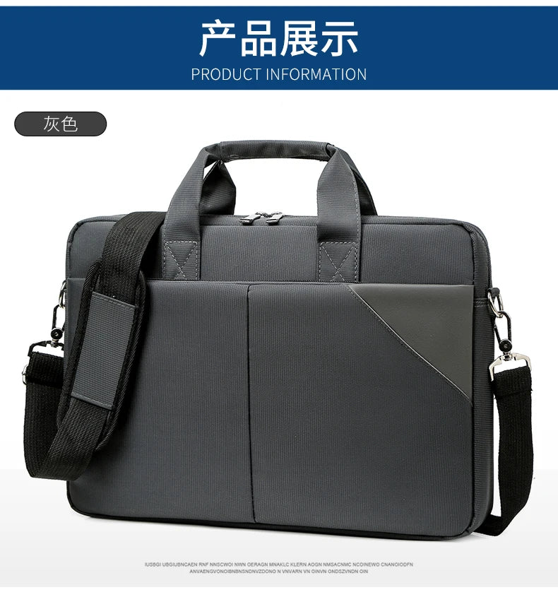 JMT-080010 Custom Logo Waterproof Laptop Briefcase Bag for School and Office – Stylish Organizer for Women and Men