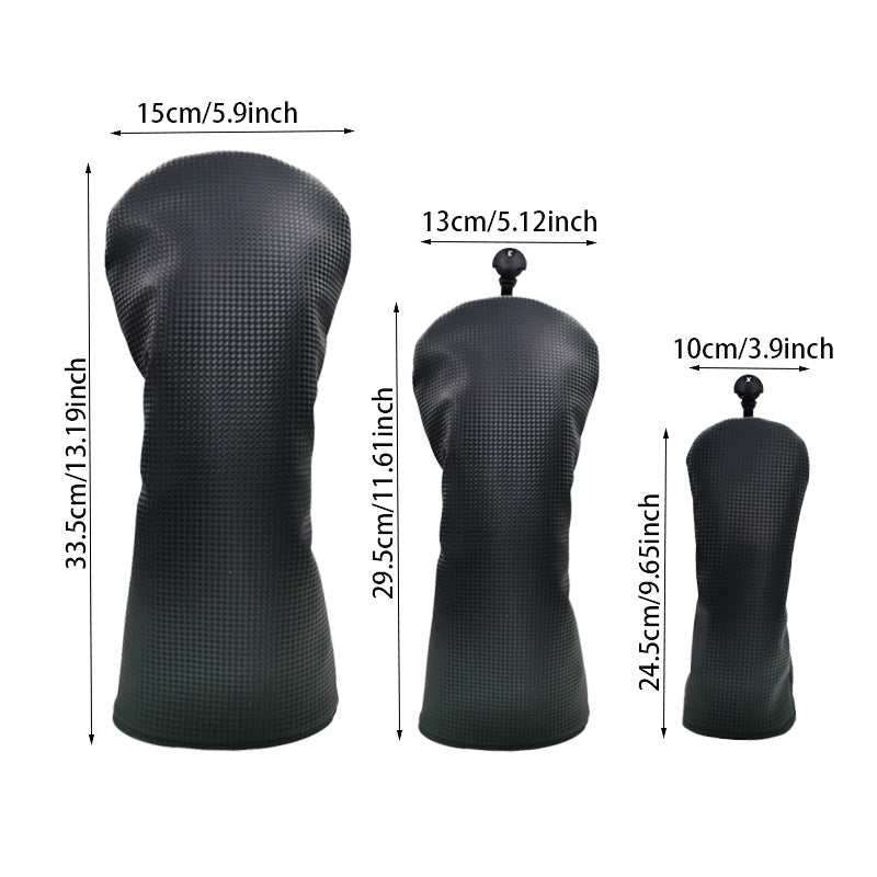 JMT-080138 Black No.1 Wood Golf Club Head Cover for Protection and Style