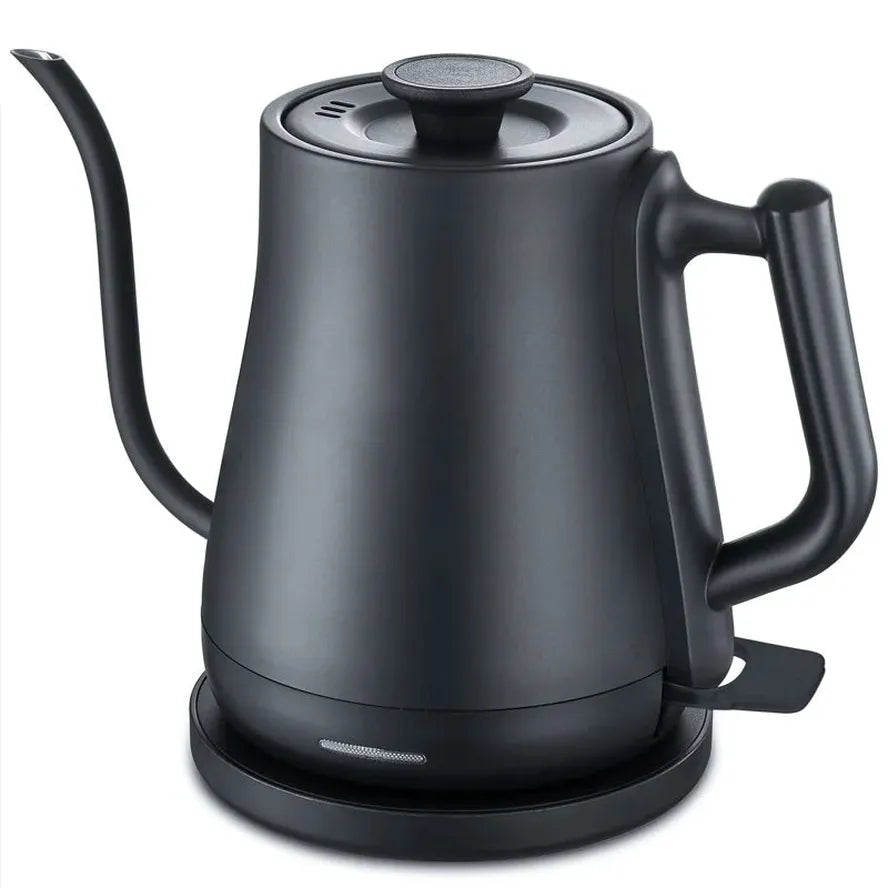 JMT-080138 Electric Gooseneck Kettle for Pour Over Coffee and Tea – 1.0L Stainless Steel Design, Fast Boiling