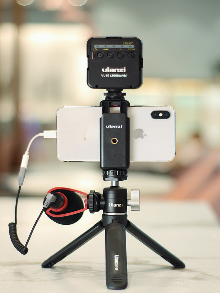 JMT-080138 Spherical Gimbal Tripod Stand for SLR Micro Camera, 2-Section, Supports 2-5kg
