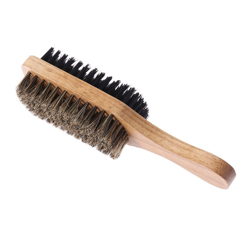 JMT-080266 Rubber Wood Bath and Foot Brush with Hairdressing Tool for Spa and Personal Care