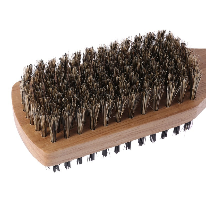 JMT-080266 Rubber Wood Bath and Foot Brush with Hairdressing Tool for Spa and Personal Care
