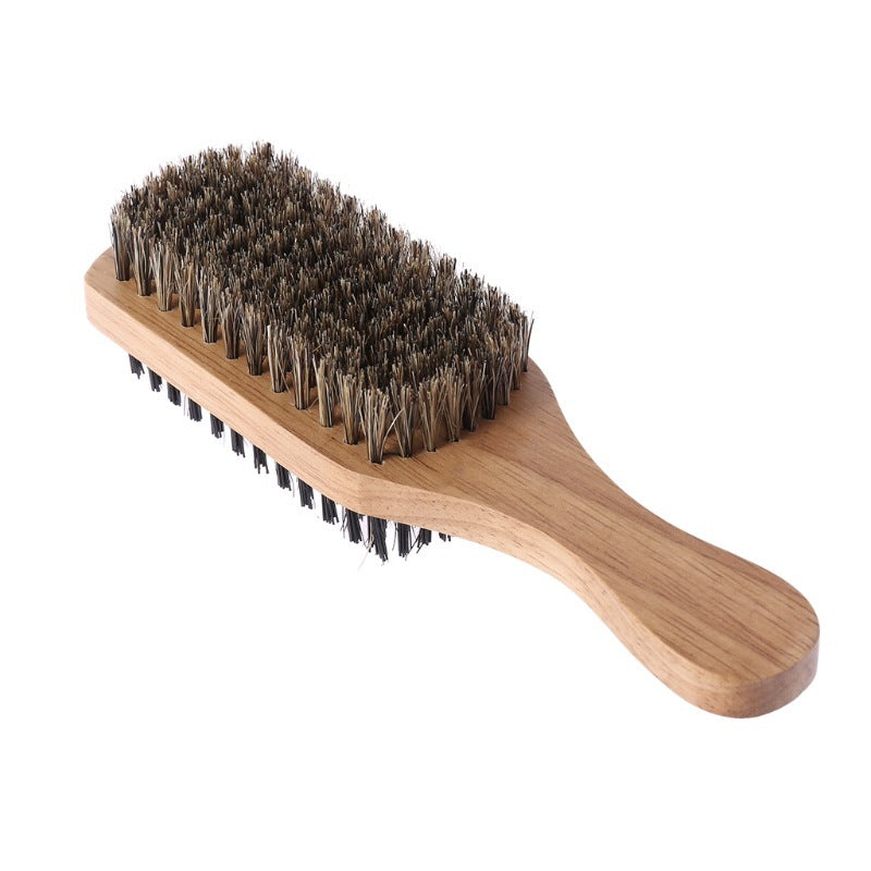 JMT-080266 Rubber Wood Bath and Foot Brush with Hairdressing Tool for Spa and Personal Care