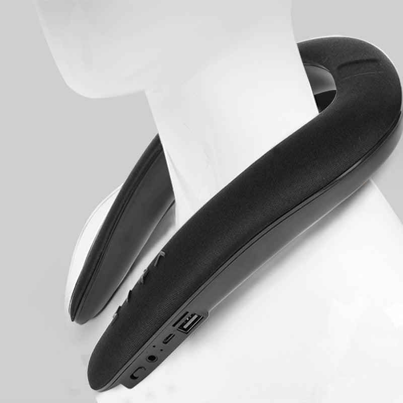 JMT-080458 Bluetooth U-Shaped Hanging Neck Speaker for Sports Running - Waterproof & Wireless Audio with 5-8 Hours Playtime