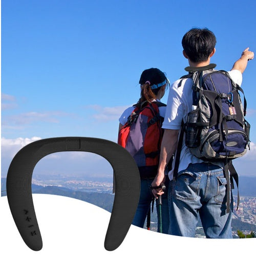 JMT-080458 Bluetooth U-Shaped Hanging Neck Speaker for Sports Running - Waterproof & Wireless Audio with 5-8 Hours Playtime