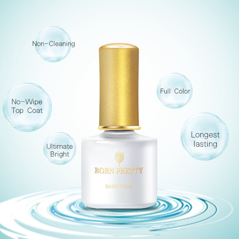 JMT-080586 Soak-off Gel Base & Top Coat for Strong, Yellowing-Resistant Nails - 6ml