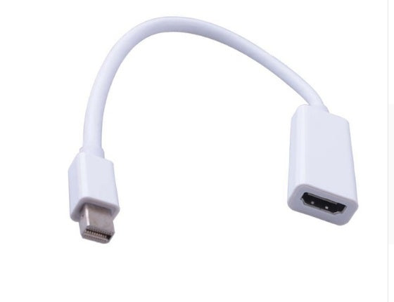 JMT-080778 Mini DisplayPort to HDMI Cable Adapter - 24.5 cm, Supports 1080p High Resolution, Compatible with MacBook, iMac and More