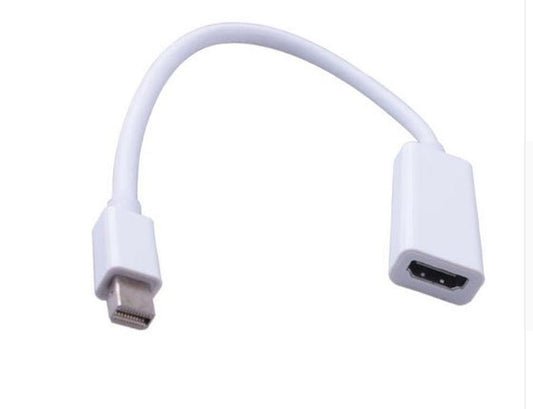 JMT-080778 Mini DisplayPort to HDMI Cable Adapter - 24.5 cm, Supports 1080p High Resolution, Compatible with MacBook, iMac and More