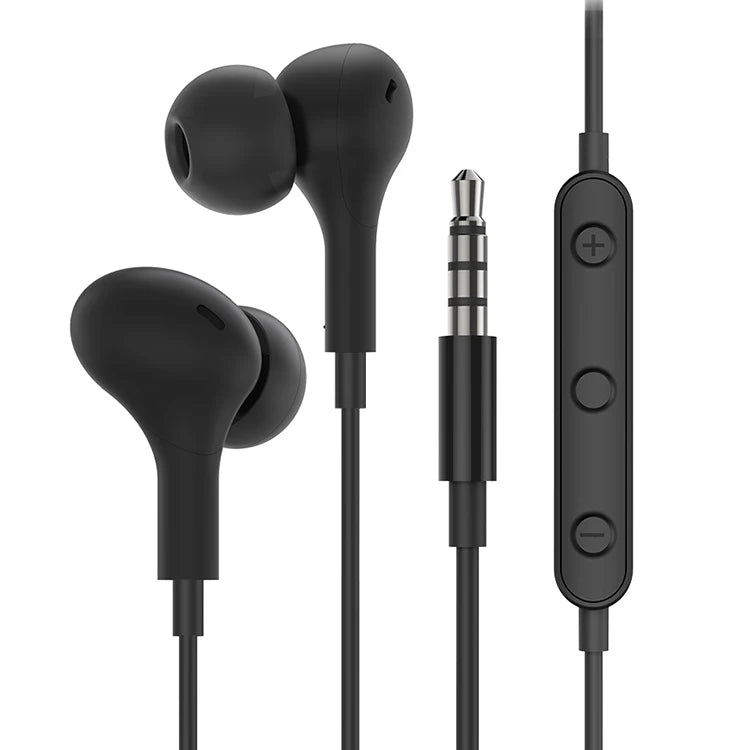 JMT-081098 High-Fidelity In-Ear Gaming Earbuds with Microphone and Volume Control for iPhone - 3.5mm Wired Connection