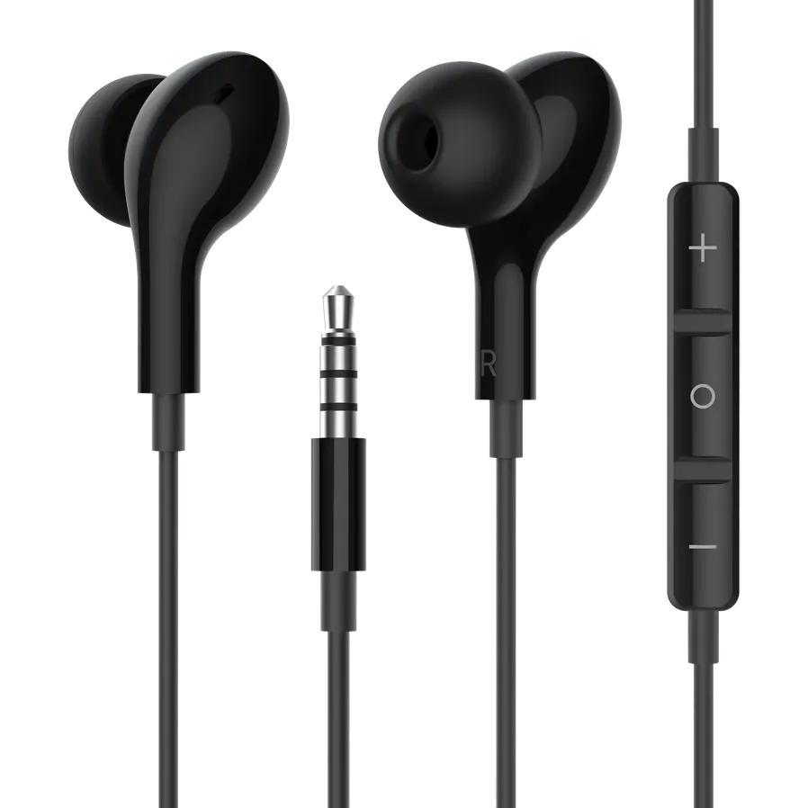 JMT-081098 High-Fidelity In-Ear Gaming Earbuds with Microphone and Volume Control for iPhone - 3.5mm Wired Connection
