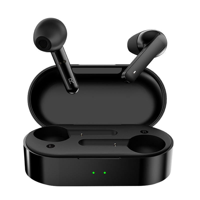 JMT-081098 Wireless Bluetooth Headset with 5-6 Hours Playtime, Dual Microphone Noise Reduction and Charging Case