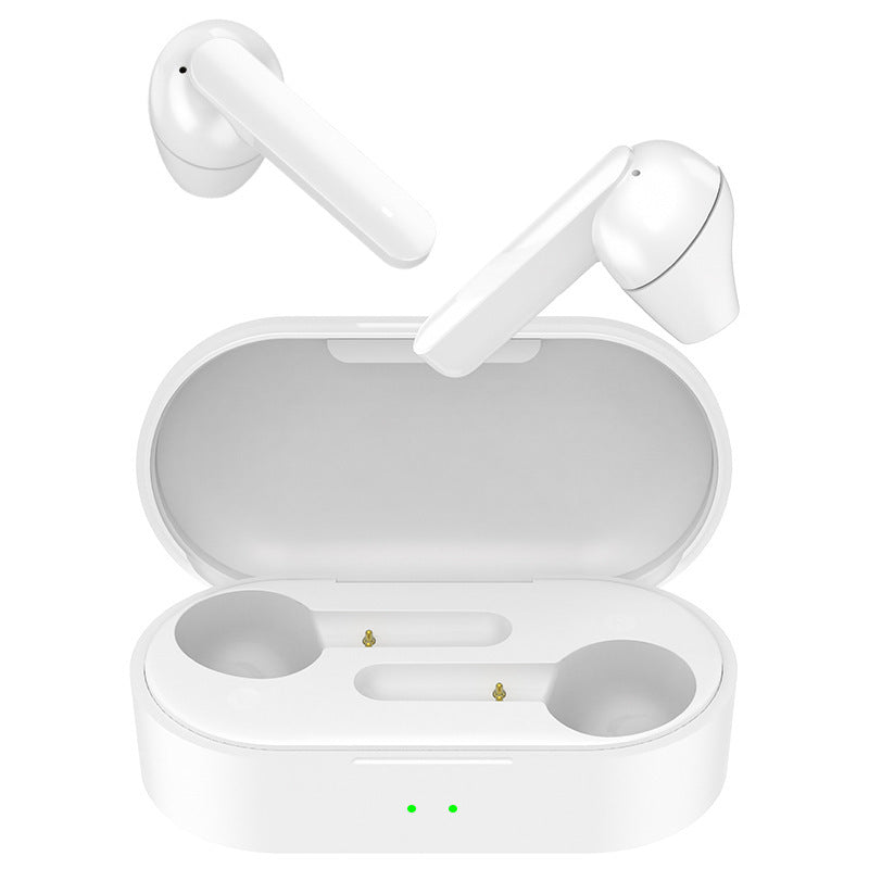 JMT-081098 Wireless Bluetooth Headset with 5-6 Hours Playtime, Dual Microphone Noise Reduction and Charging Case