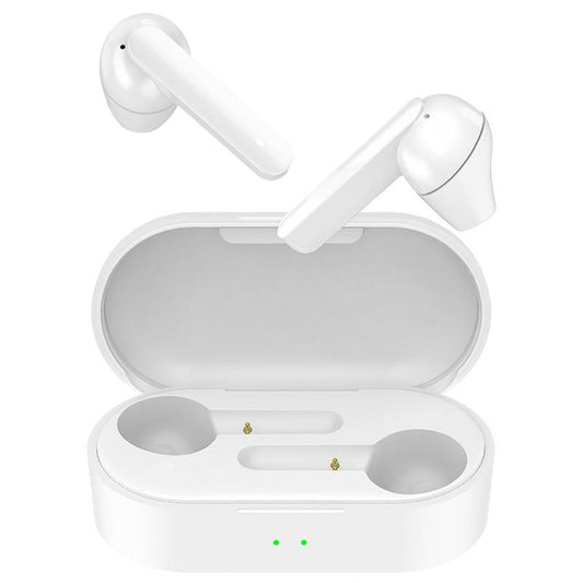 JMT-081098 Wireless Bluetooth Headset with 5-6 Hours Playtime, Dual Microphone Noise Reduction and Charging Case