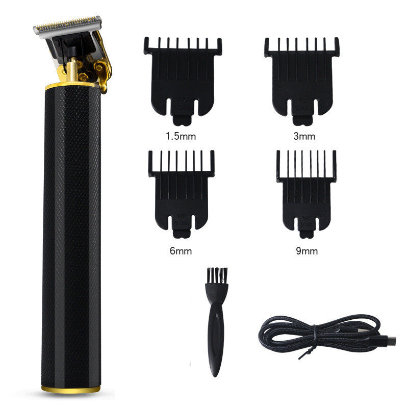 JMT-081418 Professional Zero Pitch Electric Hair Clipper with Limit Combs, USB Charger, and Accessories
