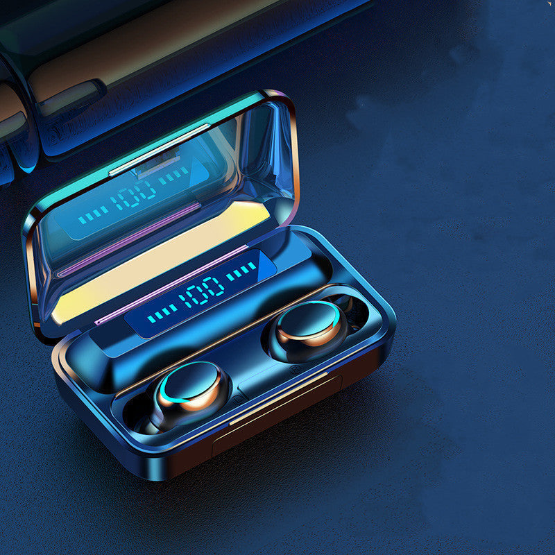 JMT-081418 Wireless Stereo Bluetooth Headset with Power Bank and Voice Control – Green, 10m Range, Dual Ear Support