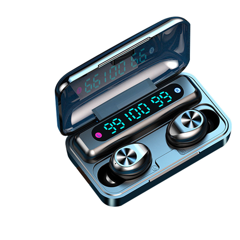 JMT-081418 Wireless Stereo Bluetooth Headset with Power Bank and Voice Control – Green, 10m Range, Dual Ear Support