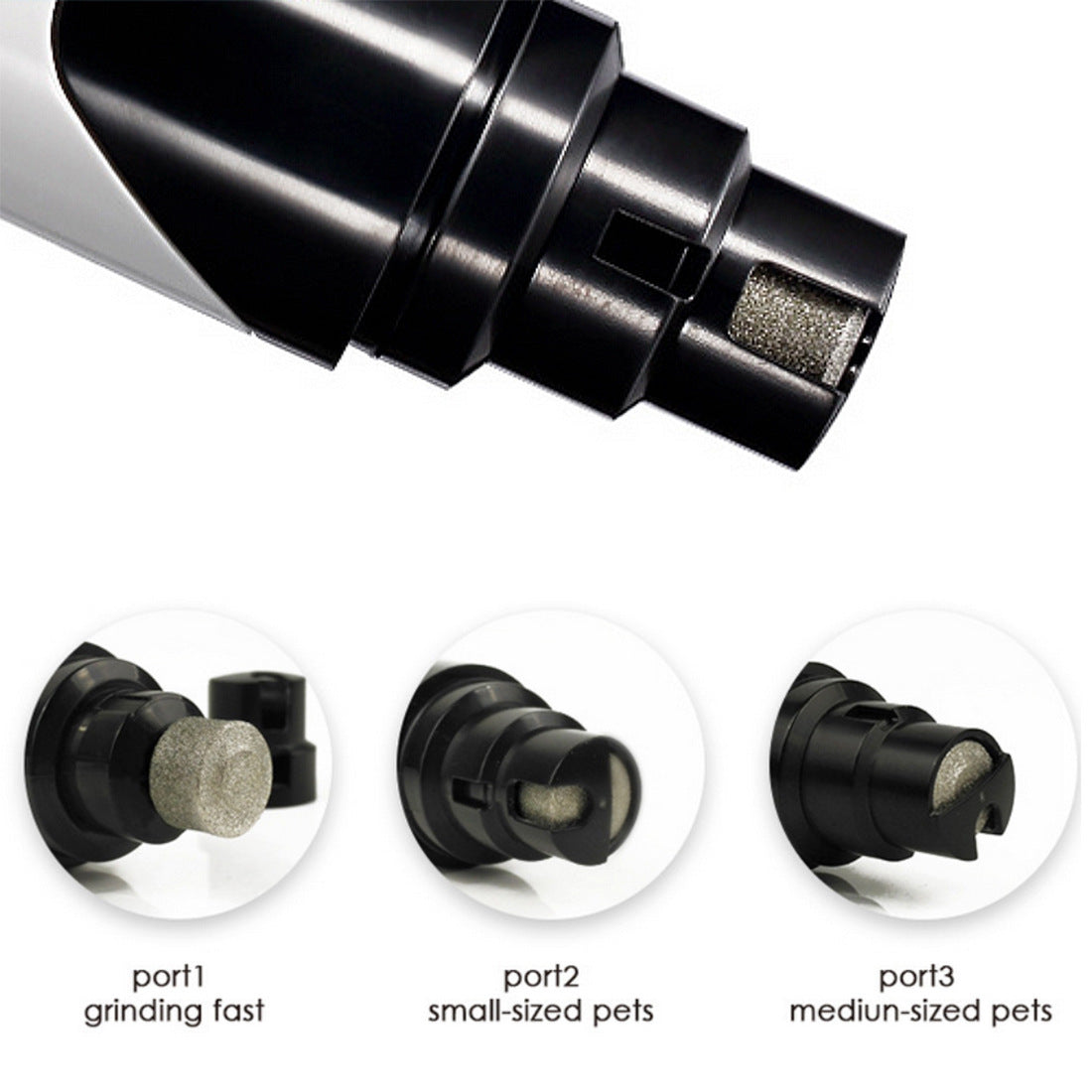 JMT-081674 Automatic Pet Nail Grinder and Sharpener for Cats and Dogs - Electric Manicure Tool with LED Starry Sky Projection Light